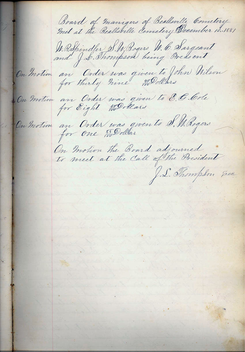 minute book